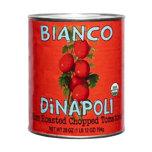 Fire Roasted Chopped Tomatoes - Bianco DiNapoli
