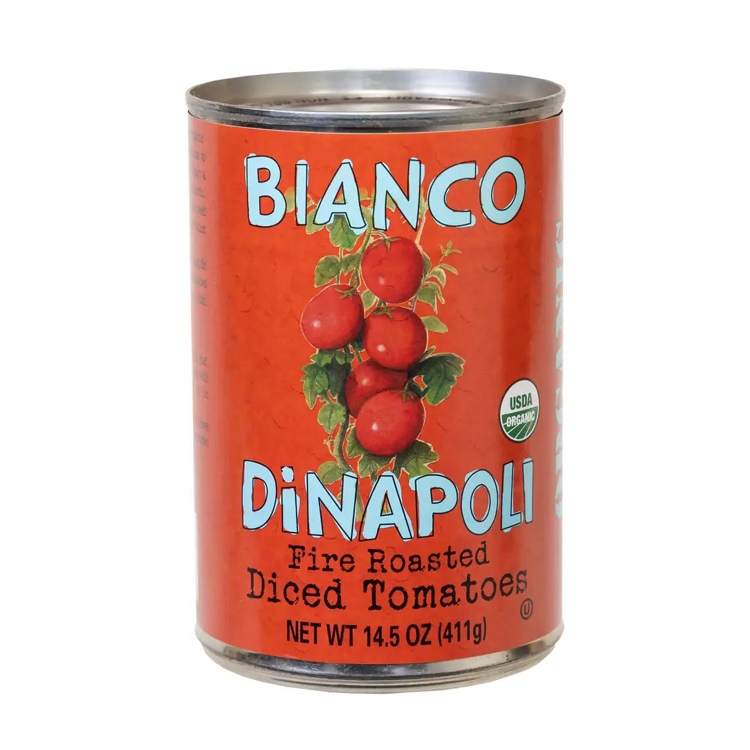 Fire Roasted Chopped Tomatoes - Bianco DiNapoli