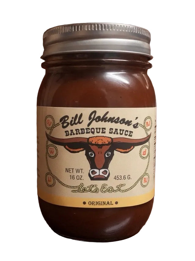 Jar of Bill Johnson's Barbecue Sauce Original