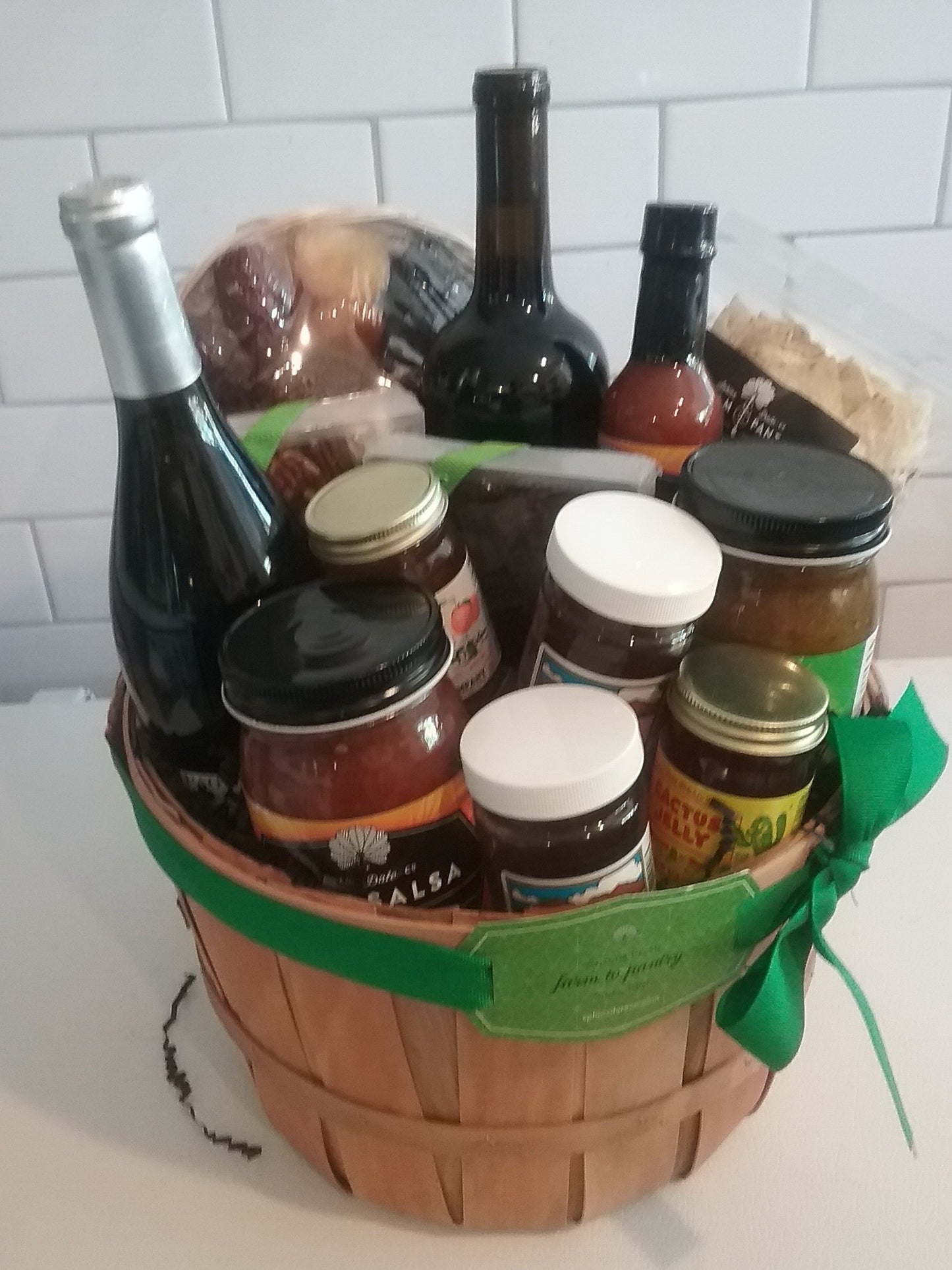 Executive Premium Gourmet Food Gift Basket (wine not included as pictured)