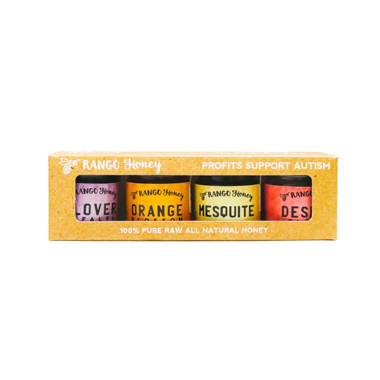 Rango Honey Variety Flight - 2 oz Desert Bloom, Mesquite, Alfalfa and Orange Blossom