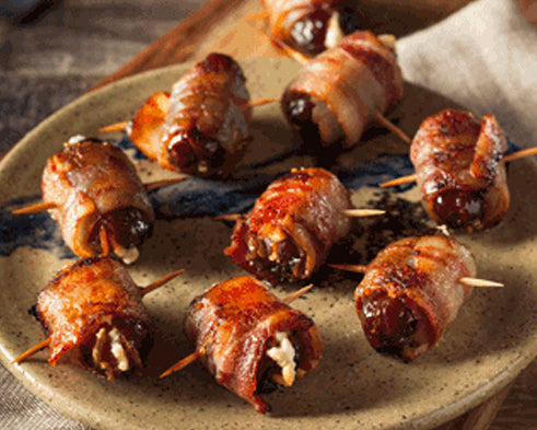 Bacon Wrapped Dates