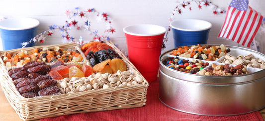 Memorial Day Fruit & Nut Gift Trays