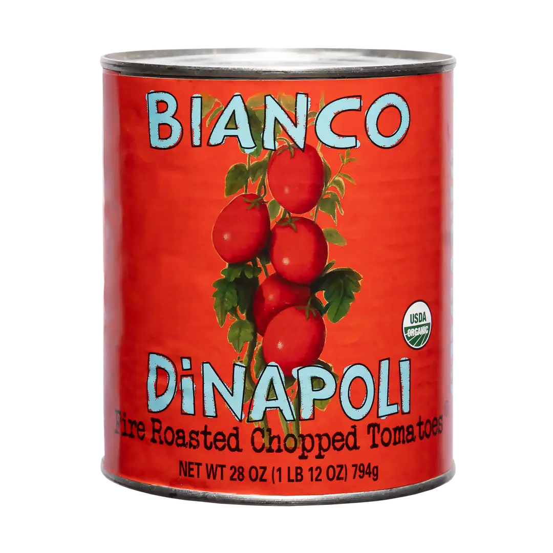 Fire Roasted Chopped Tomatoes - Bianco DiNapoli