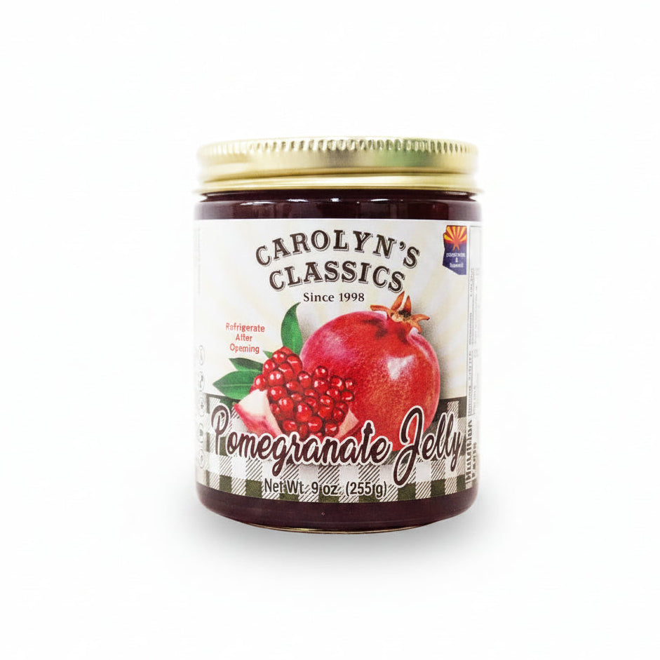 Jar of Carolyn's Classics Pomegranate Jelly