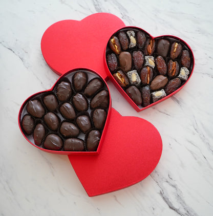 Valentine's Heart Gift of Medjool Dates