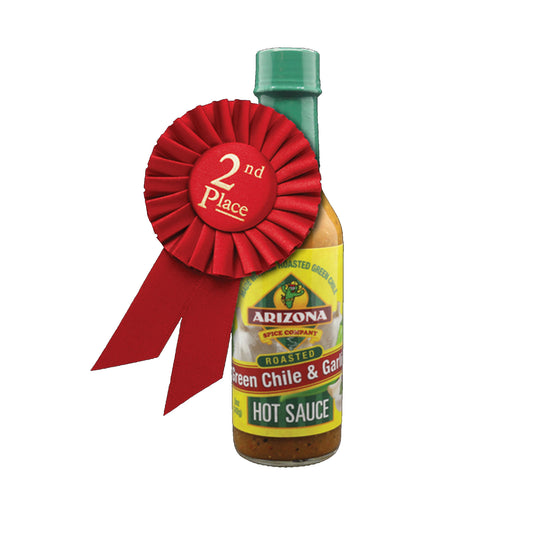 Roasted Green Chili & Garlic Hot Sauce by Arizona Spice Co.