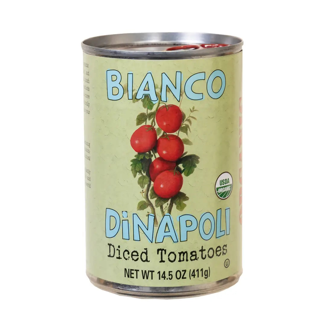 Organic Diced Tomatoes Bianco DiNapoli 14.5 oz