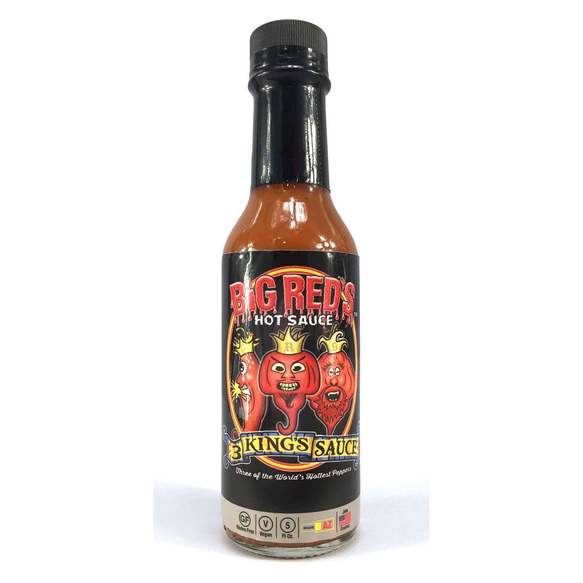 Big Red's 3 Kings  Hot Sauce