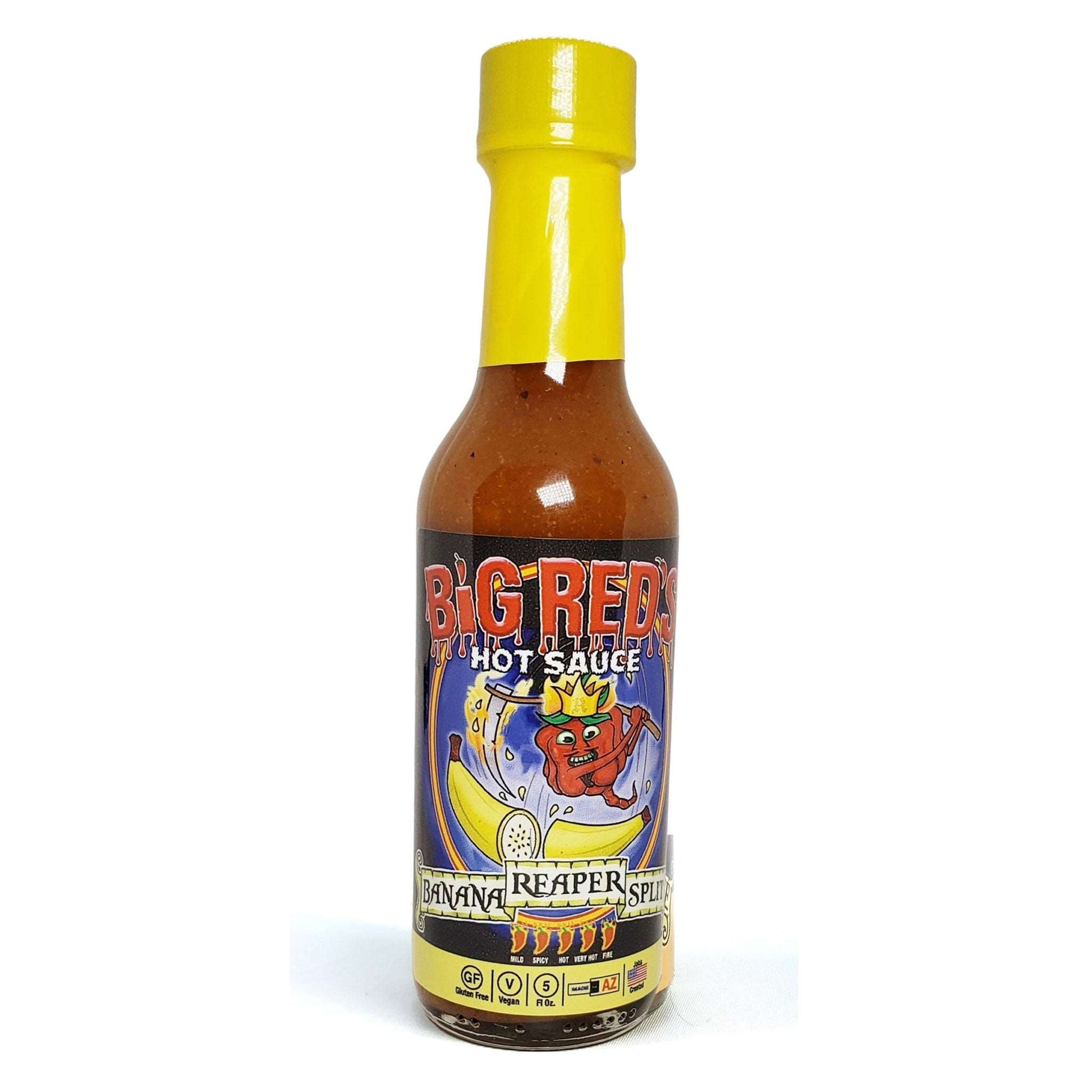 Big Red's Banana Reaper Split  Hot Sauce