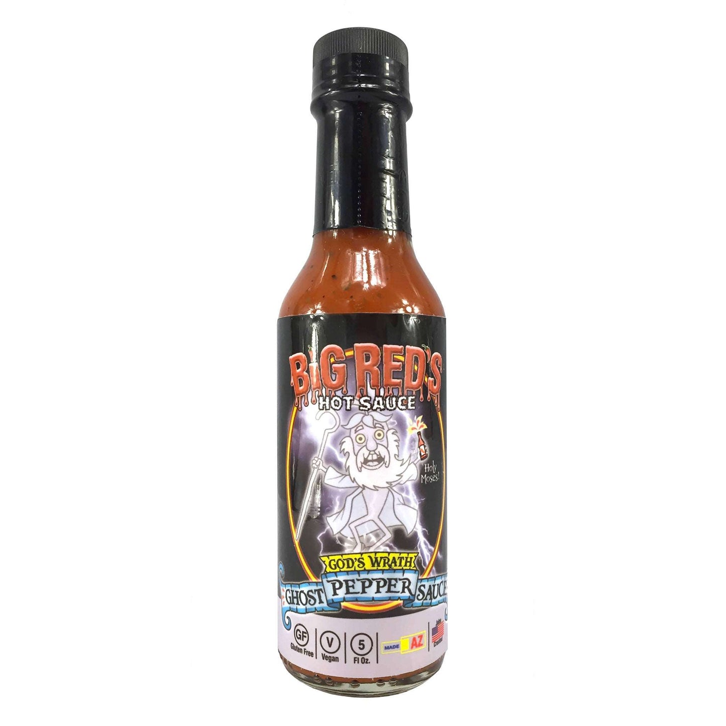 Big Red's God's Wrath Ghost Pepper Sauce