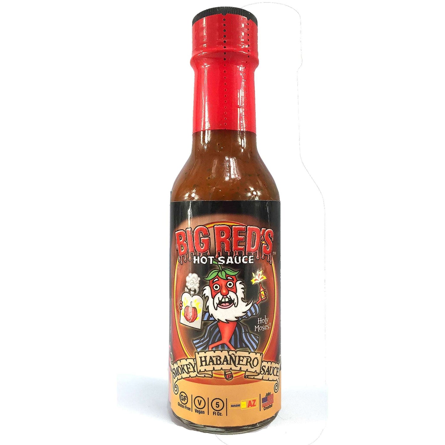 Big Red's Smokey Habanero Hot Sauce