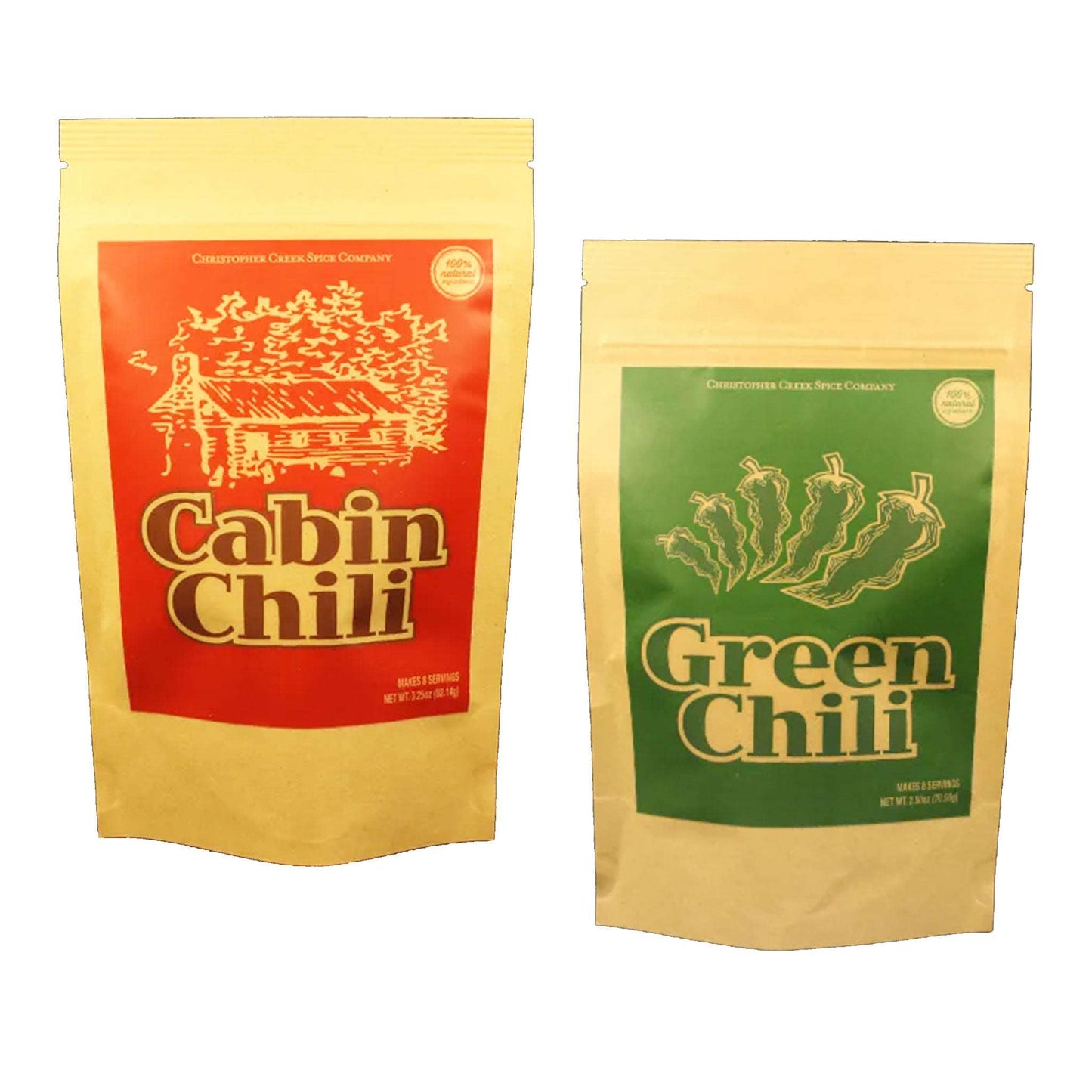 Cabin Chili & Green Chili by Christopher Creek Spice Co.