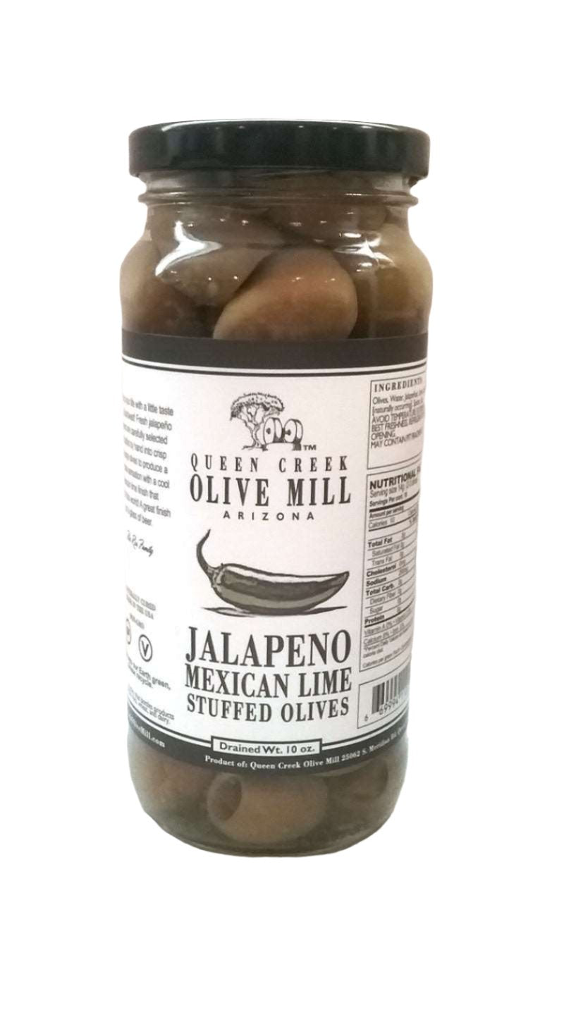 Queen Creek Olive Mill - Jalapeno Mexican Lime Stuffed Olives