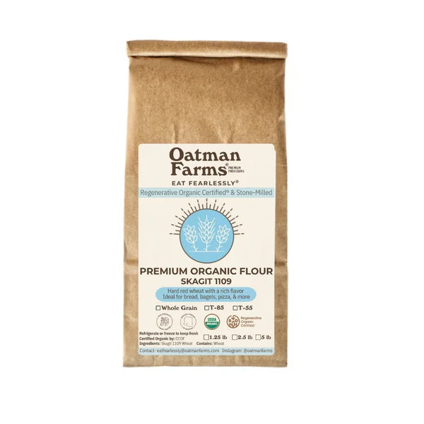Oatman Farms Skagit Whole Wheat Flour | 2.5 lb