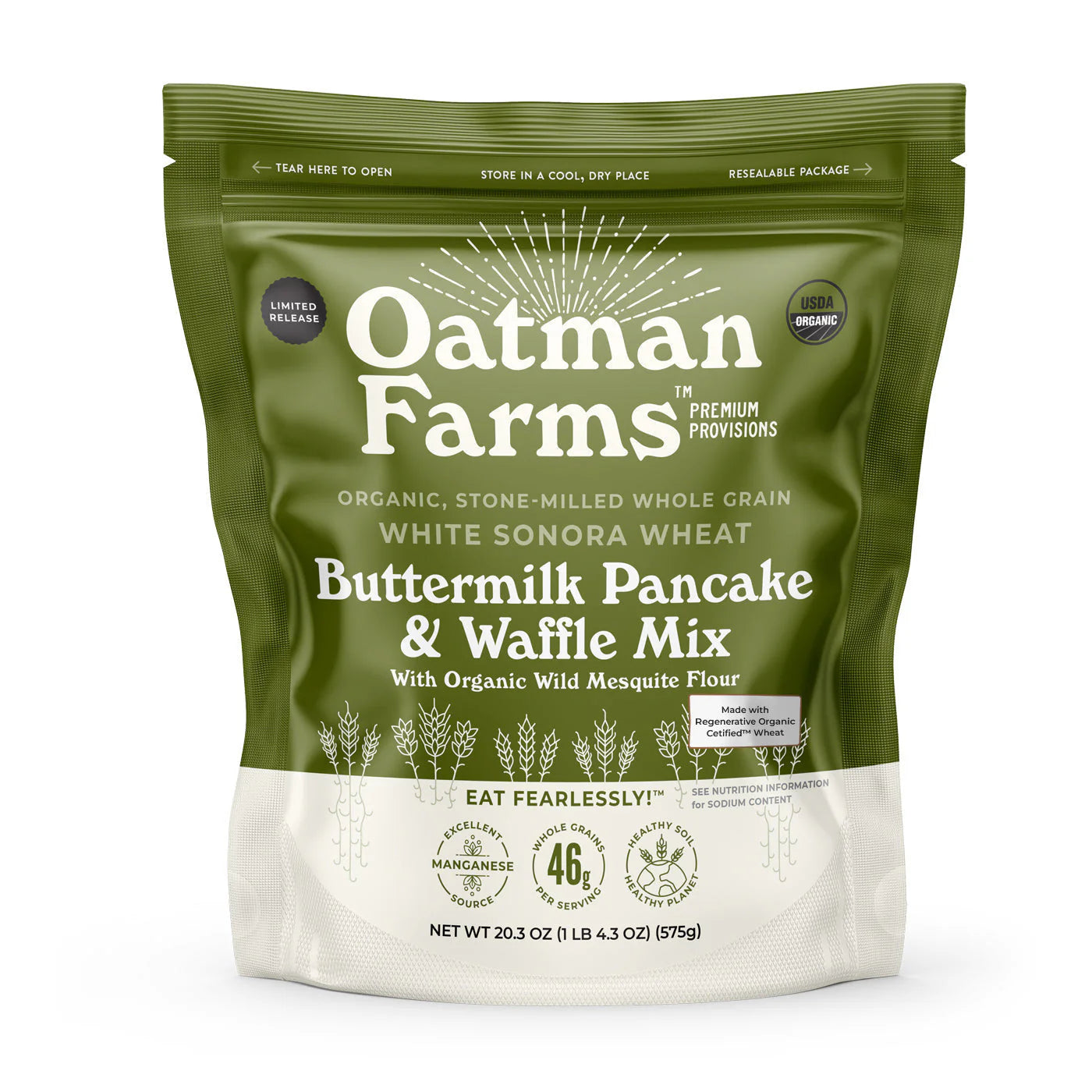 Oatman Farms ROC® White Sonora & Mesquite Pancake & Waffle Mix – Sphinx ...