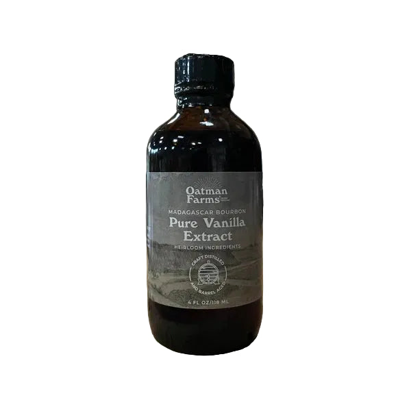 Bottle of Oatman Farms Madagascar Bourbon Pure Vanilla Extract