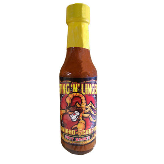 Trinidad Scorpion Pepper Hot Sauce by Sting N Linger