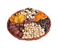 2 lb | The Crowd Pleaser Dried Fruit & Nuts Gift Tray